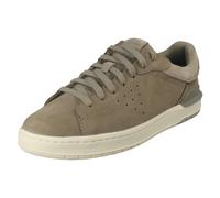 Uomo Casual Clarks pelle Nubuck Scarpe con Lacci da Ginnastica - Courtlite2 Run