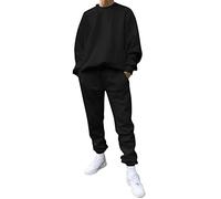 Uomo Casual Sweatsuit Set Tuta Completa Jogging Sportiva Cotone Vintage felpa con cappuccio pantaloni felpati Da Ragazzi E Uomi