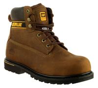 Uomo CAT Sicurezza Stivali Holton SB Src IN Pelle Con Lacci Punta Acciaio Capped
