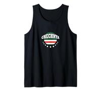 Uomo Cecenia - Bandiera Chechnya con Stelle Canotta