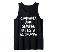 Uomo Cinquanta Anni Uomo Ciclismo Ciclista 50° Compleanno Canotta