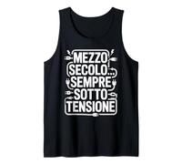 Uomo Cinquanta Anni Uomo Elettricista Frase 50° Compleanno Canotta