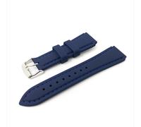 Uomo Cinturino Orologio Ricambio Bande Nero,Blu - Scelta Di Larghezza,,Silicone