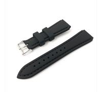 Uomo Cinturino Orologio Ricambio Bande Nero,Blu - Scelta Di Larghezza,,Silicone