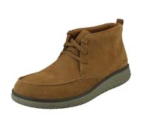 Uomo Clarks Camoscio Mocassino con Lacci Eleganti Stivali Casual Relaxlite Moc