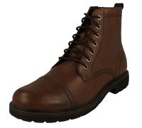 Uomo Clarks Doppia Chiusura Caviglia Stivali - Batcombe Cappello