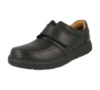Clarks Un Abode Strap Mens Black Leather, 13
