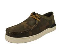 Uomo Clarks Mocassino Dettagliato Scarpe con Lacci - Tribunale Lite Wally