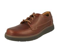 Uomo Clarks Punta Tonda Formale Largo Fit Pizzo Pelle Scarpe Un Abode Ease