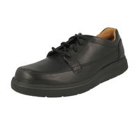 Uomo Clarks Punta Tonda Formale Largo Fit Pizzo Pelle Scarpe Un Abode Ease
