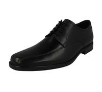 Uomo Clarks Scarpe Eleganti Stringate Howard Over Pelle Nera
