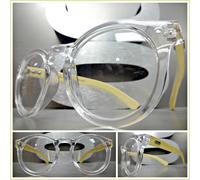 Uomo Classico Vintage Retrò Stile Lenti Trasparenti Occhiali Reale Telaio Legno