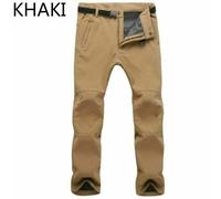 Uomo Combattimento Pantaloni Outdoor Escursioni Sci Pile Imbottito Wind Acqua Di