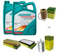 UOMO Controllo Set 10L ADDINOL GIGA LIGHT MV 0530 LL 5W-30 Per Alpina B10 E34