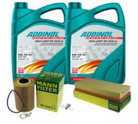 UOMO Controllo Set 10L ADDINOL GIGA LIGHT MV 0530 LL 5W-30 Per Alpina B10 E34