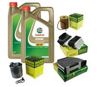 UOMO Controllo Set 10L CASTROL EDGE 5W-30 C3 Per Mercedes-Benz E-Class
