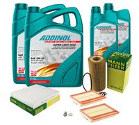 UOMO Controllo Set 12L ADDINOL 0540 SUPER LIGHT 5W-40 Per Mercedes W463