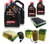 UOMO Controllo Set 12L Motul 8100 X-CLEAN+ 5W-30 Per Mercedes-Benz Sprinter
