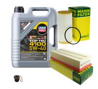 UOMO Controllo Set 5 L LIQUI MOLY Top Tec 4100 5W-40 Per Audi VW Q3 8UB 8UG