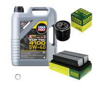 UOMO Controllo Set 5 L LIQUI MOLY Top Tec 4100 5W-40 Per Hyundai I20 Active