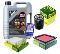UOMO Controllo Set 5 L Liqui Moly Top Tec 4210 0W-30 Per Nissan Note 1.4