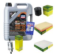 UOMO Controllo Set 5 L Liqui Moly Top Tec 4210 0W-30 Per VW Polo 1.4 16V