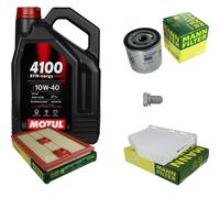 UOMO Controllo Set 5 L MOTUL 4100 SYN-ERGY SPEC 10W40 Per Audi Q3 8UB 8UG