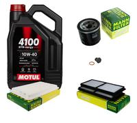 UOMO Controllo Set 5 L MOTUL 4100 SYN-ERGY SPEC 10W40 Per Mazda 2 DE DH 3