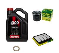 UOMO Controllo Set 5 L MOTUL 4100 SYN-ERGY SPEC 10W40 Per Suzuki Vitara LY