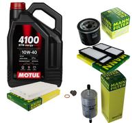 UOMO Controllo Set 5 L MOTUL 4100 SYN-nergy SPEC 10W40 Per Mazda 3 1.6 1.4