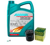 UOMO Controllo Set 5L ADDINOL 0540 SUPER LIGHT 5W-40 Per Lotus Exige SCC