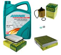 UOMO Controllo Set 5L ADDINOL GIGA LIGHT MV 0530 LL 5W-30 Per Toyota Verso