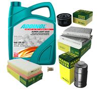 UOMO Controllo Set 5L ADDINOL SUPER LIGHT 5W-40 Per Alfa Romeo 147 937 1.9