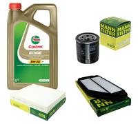 UOMO Controllo Set 5L CASTROL EDGE 5W-30 C3 Per Chevrolet Spark 1.0 1.2