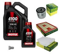 UOMO Controllo Set 6 L MOTUL 4100 SYN-ERGY SPEC 10W40 Per Audi Q3 8UB 8UG