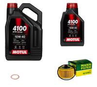 UOMO Controllo Set 6 L MOTUL 4100 SYN-ERGY SPEC 10W40 Per Dacia Sandero II