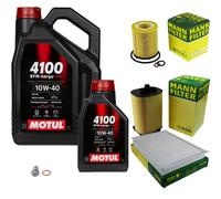 UOMO Controllo Set 6 L MOTUL 4100 SYN-nergy SPEC 10W40 Per Mercedes GLC X253