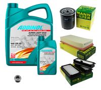 UOMO Controllo Set 6L ADDINOL 0540 SUPER LIGHT 5W-40 Per Citroën Jumpy U6U