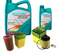 UOMO Controllo Set 6L ADDINOL 0540 SUPER LIGHT 5W-40 Per Lancia Delta III