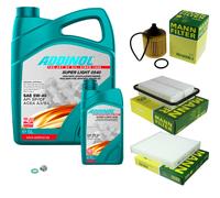 UOMO Controllo Set 6L ADDINOL 0540 SUPER LIGHT 5W-40 Per Toyota Verso _R2_