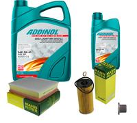 UOMO Controllo Set 6L ADDINOL GIGA LIGHT MV 0530 LL 5W-30 Per Toyota Verso