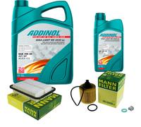 UOMO Controllo Set 6L ADDINOL GIGA LIGHT MV 0530 LL 5W-30 Per Toyota Verso