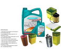 UOMO Controllo Set 6L ADDINOL SUPER LIGHT 5W-40 Per Lancia Delta III 844