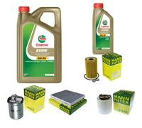 UOMO Controllo Set 6L CASTROL EDGE 5W-30 C3 Per Seat Ibiza IV 1.6 TDi