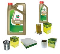 UOMO Controllo Set 6L CASTROL EDGE 5W-30 C3 Per Seat Ibiza IV 1.6 TDi
