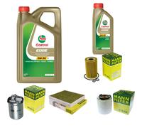 UOMO Controllo Set 6L CASTROL EDGE 5W-30 C3 Per Seat Ibiza IV 1.6 TDi