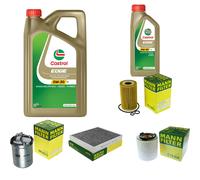 UOMO Controllo Set 6L CASTROL EDGE 5W-30 C3 Per Seat Ibiza IV 1.6 TDi