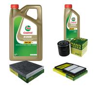 UOMO Controllo Set 6L CASTROL EDGE 5W-30 C3 Per Toyota Prius Liftback 1.5