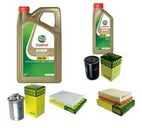 UOMO Controllo Set 6L CASTROL EDGE 5W-30 C3 Per VW Caddy II Furgone 1.9 D