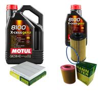 UOMO Controllo Set 6L MOTUL 8100 X-CESS 5W-40 Per Alfa Romeo Brera 3.2 JTS